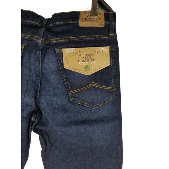 U.S‎ Polo Assn 1890 Men's Jeans Size 34x32 Blue Straight NWT - Picture 7 of 12